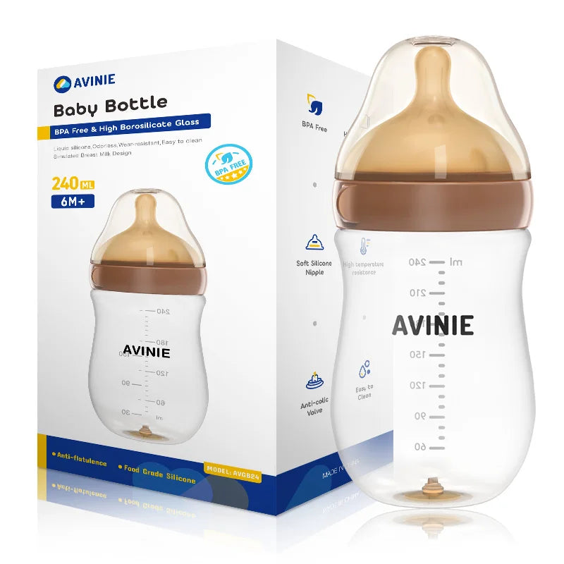 Anti-Colic Baby Bottle™ with Bottom Air Return – AVINIE
