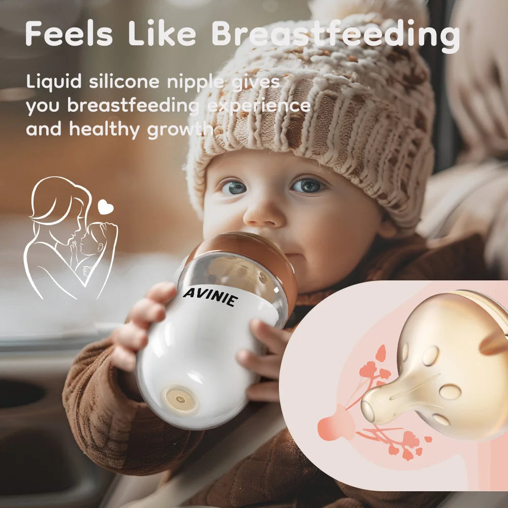 Anti-Colic Baby Bottle™ with Bottom Air Return – AVINIE